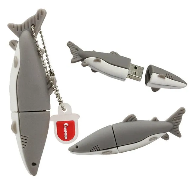 Usb Sticks: Dolphin & Clown Fish & Orca & Shark